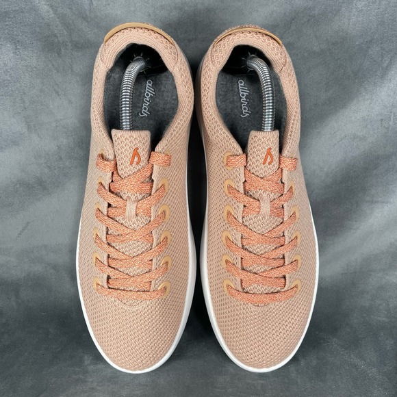 Allbirds Mens Tree Piper Minimalist Shoes Sneakers Peach White Size 11 - Picture 6 of 9